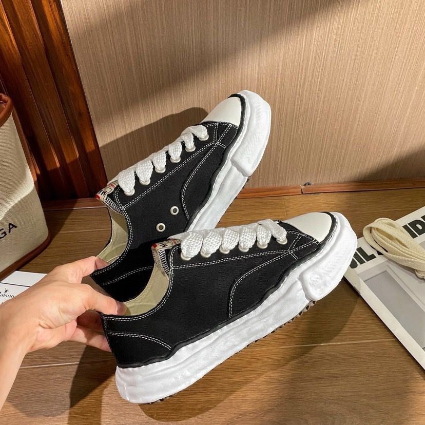 House Mihara Yasuhiro Peterson Og Sole Canvas Low Black