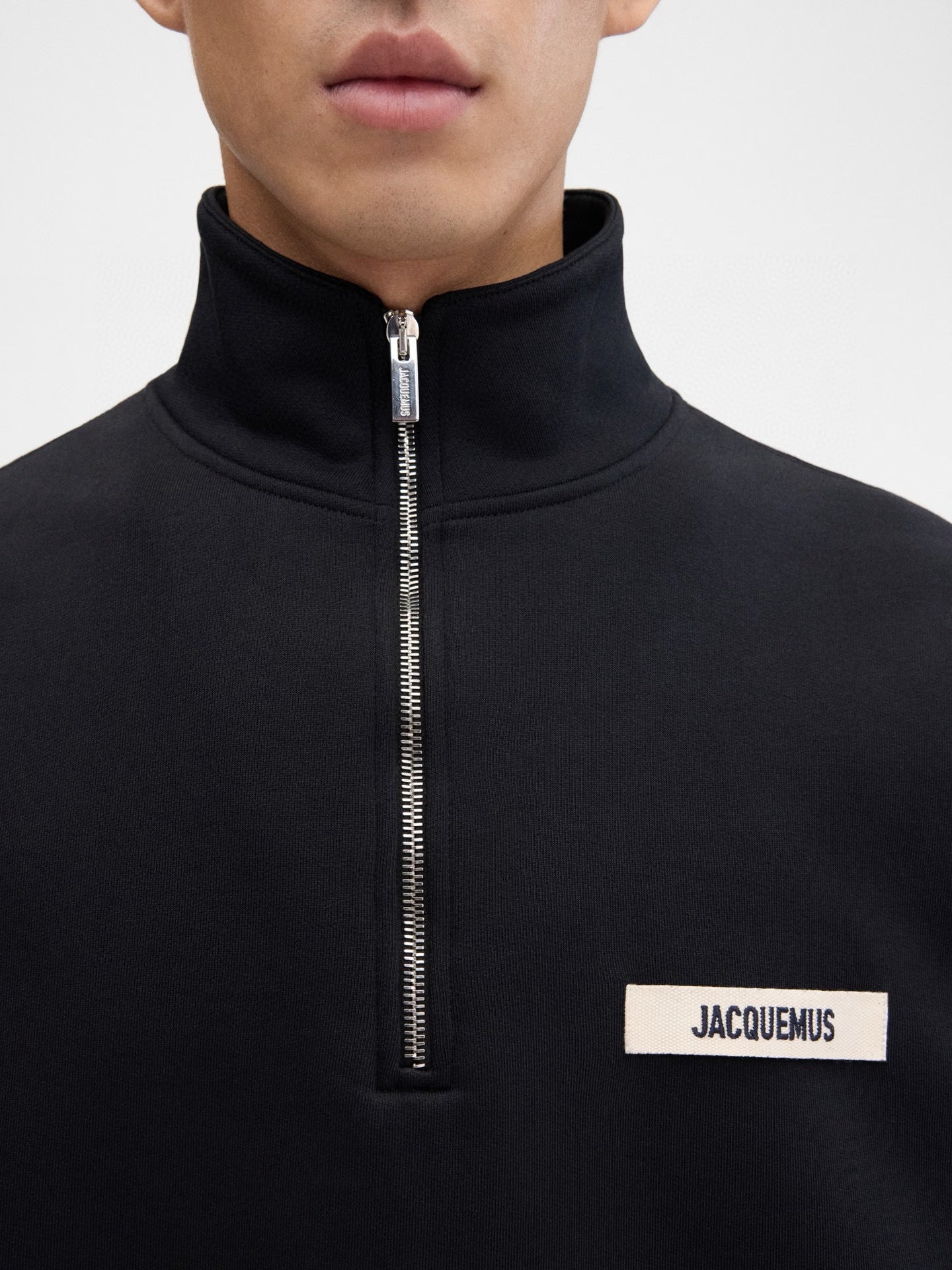Jacquemus Pull Zippé Noir (vente privée)