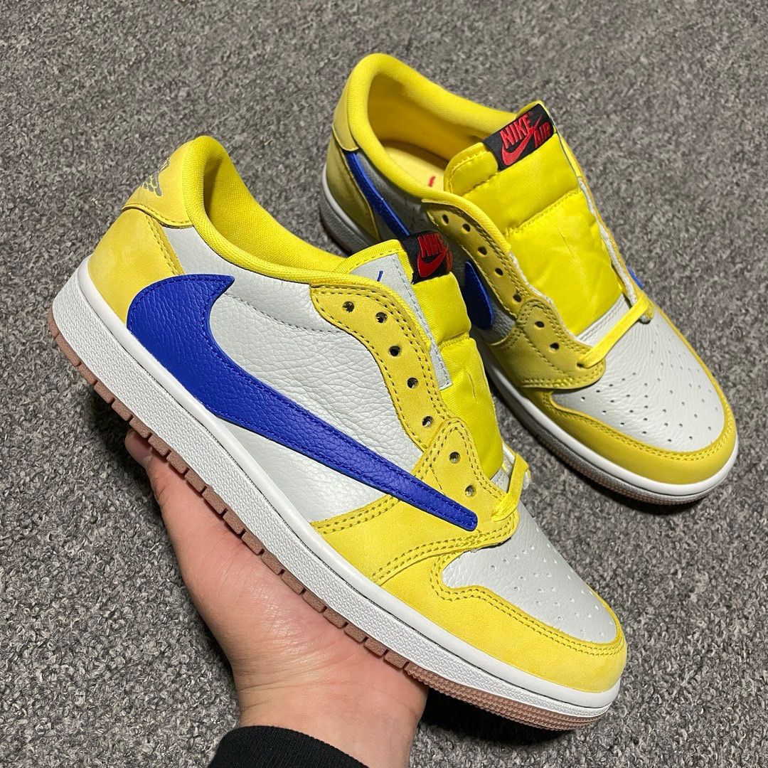 Travis Scott X Air Jordan 1 Low Og "Canary (Elkins)"