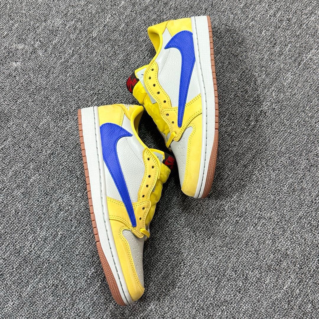 Travis Scott X Air Jordan 1 Low Og "Canary (Elkins)"