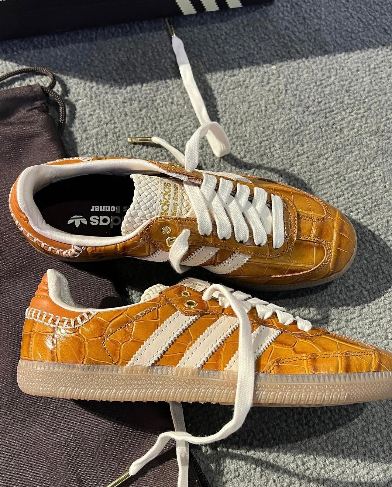 Wales Bonner X Adidas Originals Samba 'Wonder White Night Brown'