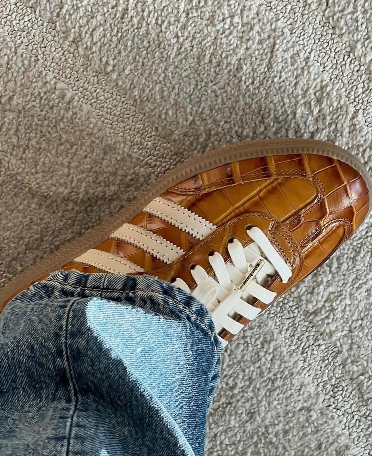 Wales Bonner X Adidas Originals Samba 'Wonder White Night Brown'