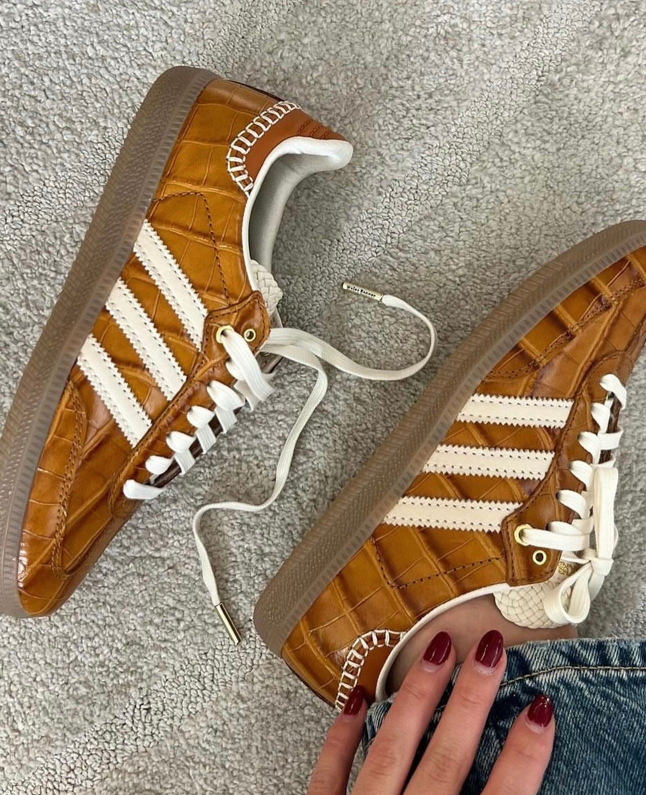 Wales Bonner X Adidas Originals Samba 'Wonder White Night Brown'