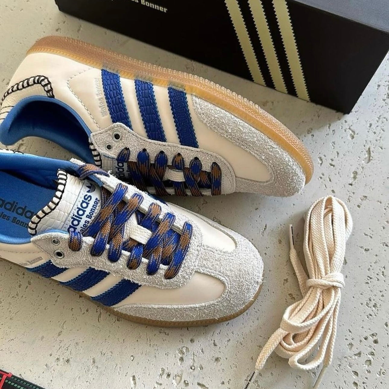 Adidas Samba Nylon Wales Bonner Wonder Clay Royal