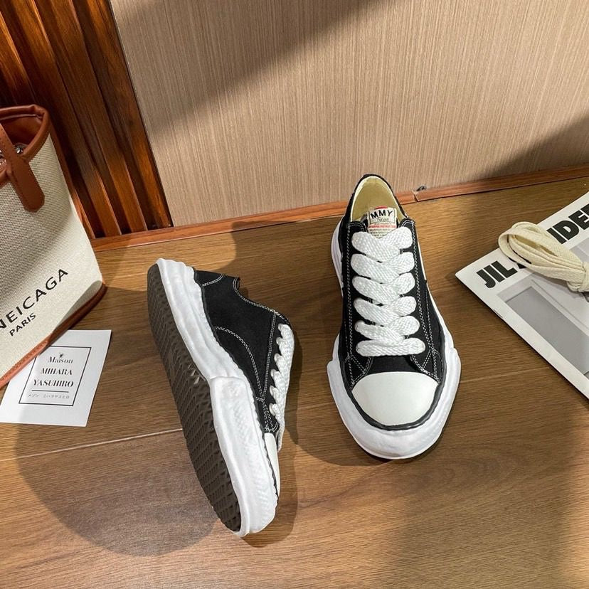 House Mihara Yasuhiro Peterson Og Sole Canvas Low Black