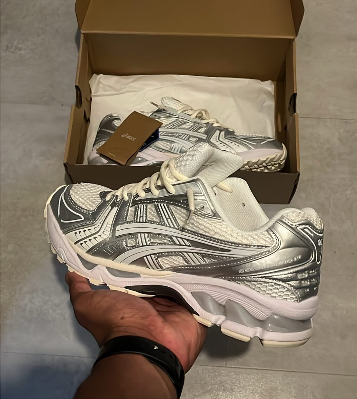 Asics Gel Kayano 14 Grey Metallic sneakers