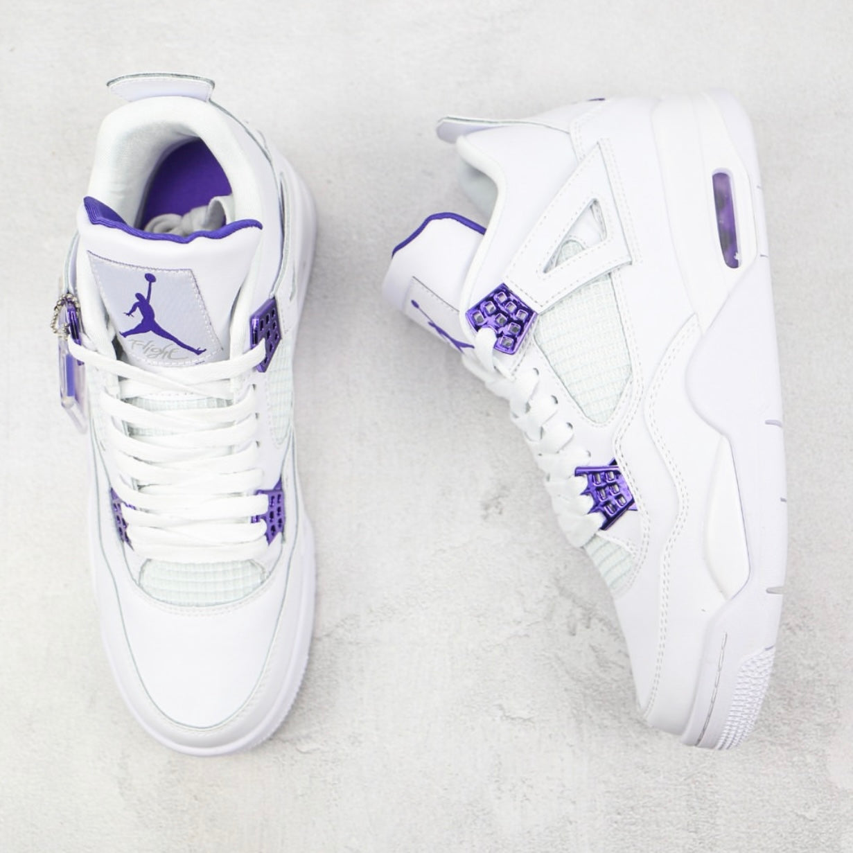 Jordan Retro 4 Metallic Purple