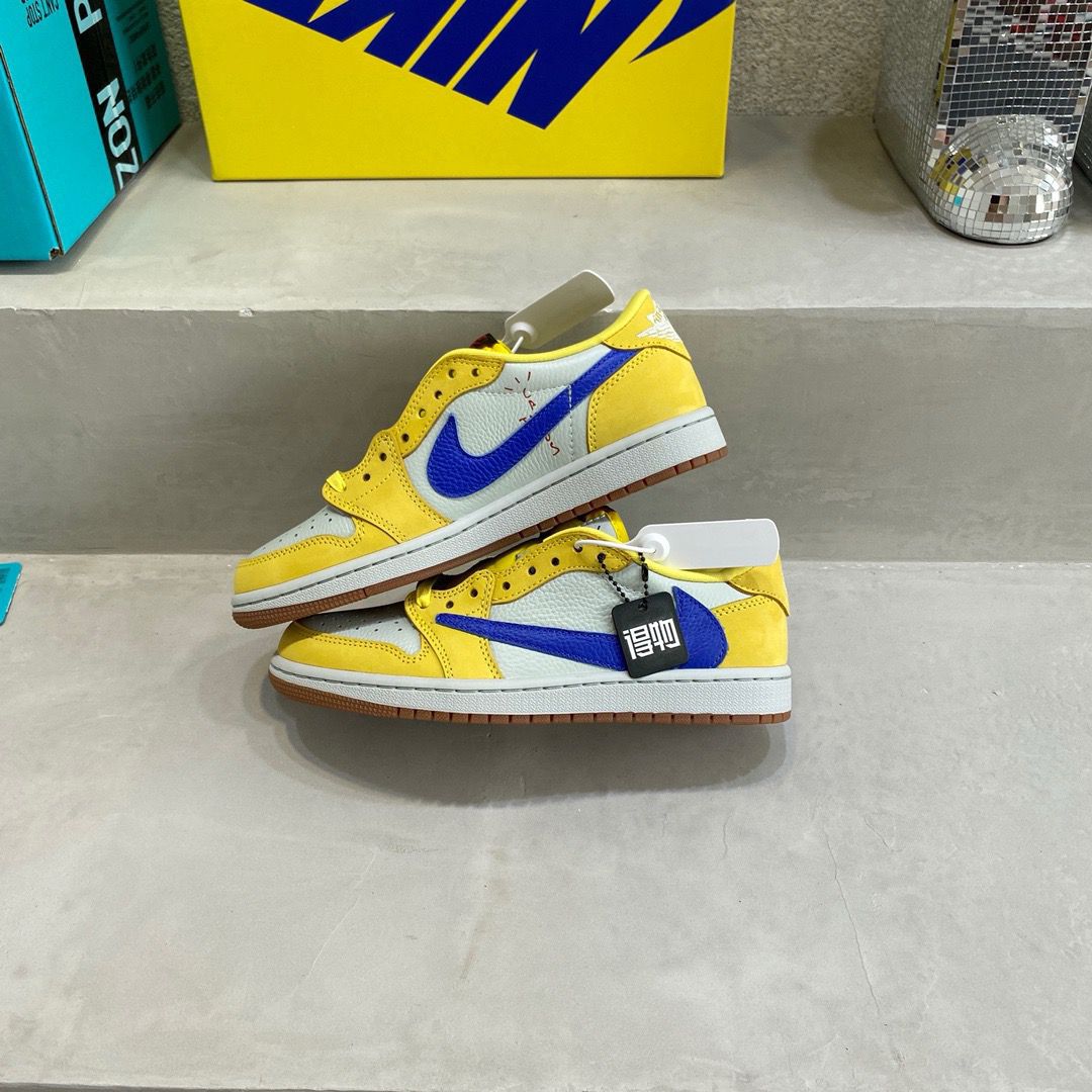 Travis Scott X Air Jordan 1 Low Og "Canary (Elkins)"