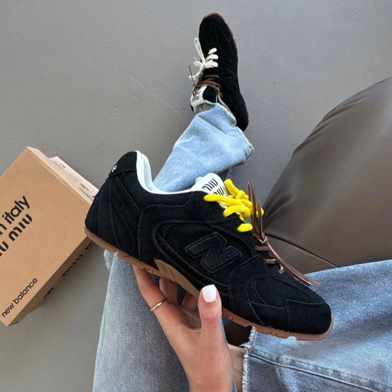 New Balance Miu Miu Black 2025