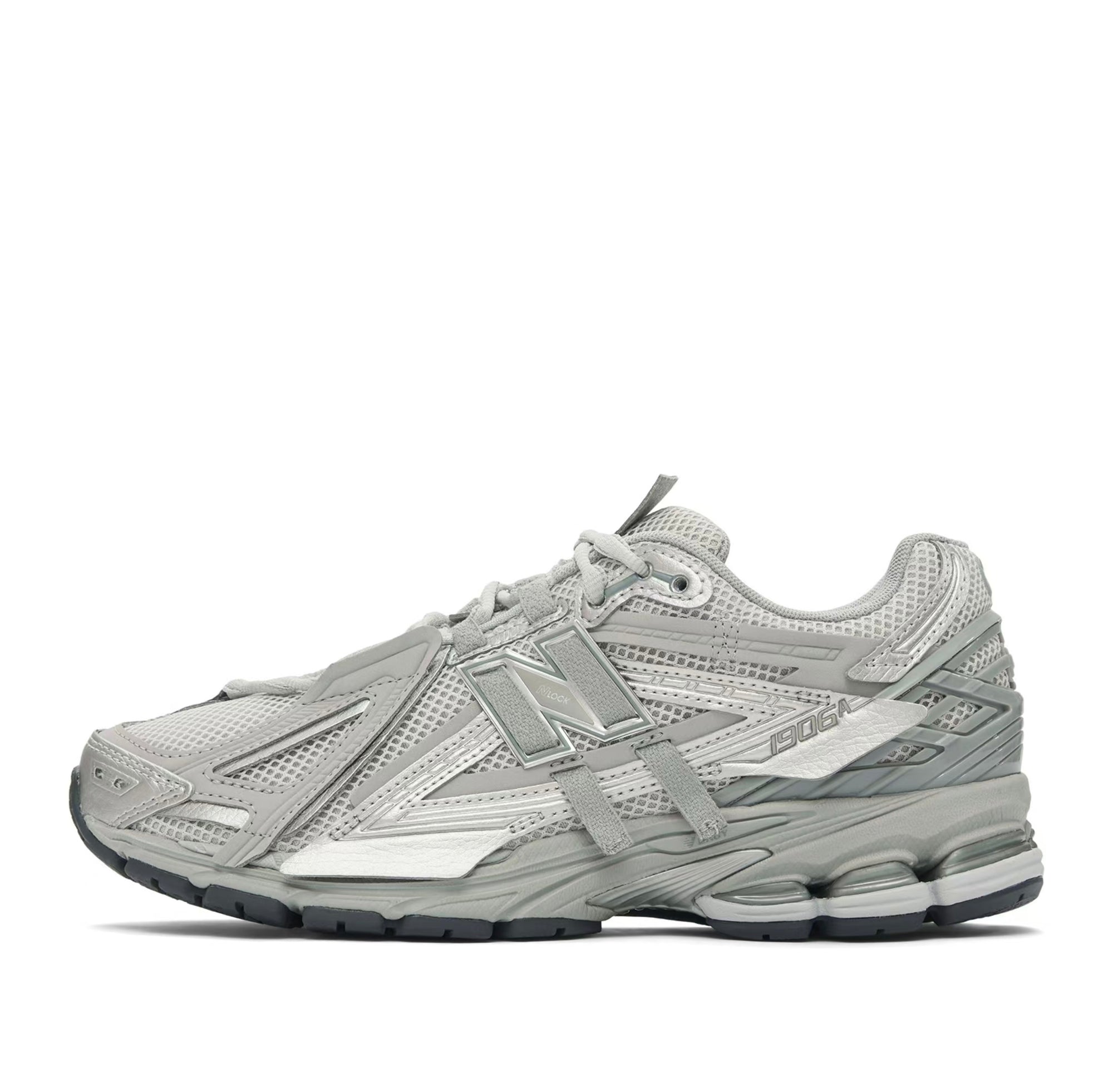 1906a New Balance Gray Metallic 2025 (Lacets offered)