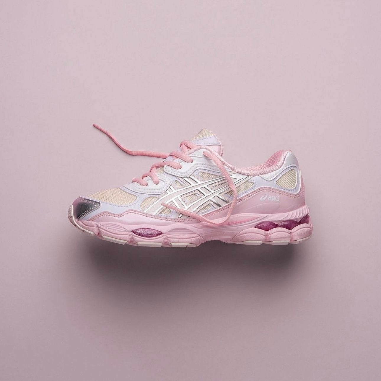 Asics kicki yang zhang x gel nyc 'cream pink'