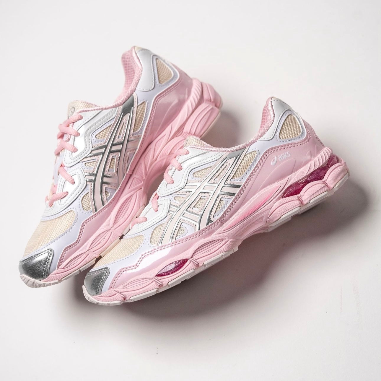 Asics kicki yang zhang x gel nyc 'cream pink'