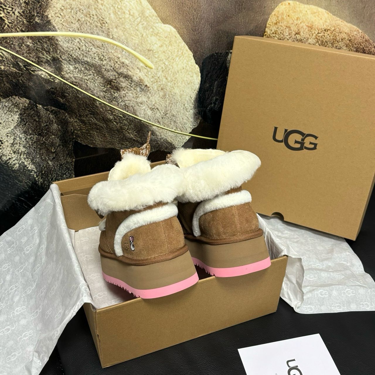 UGG Platform Marron