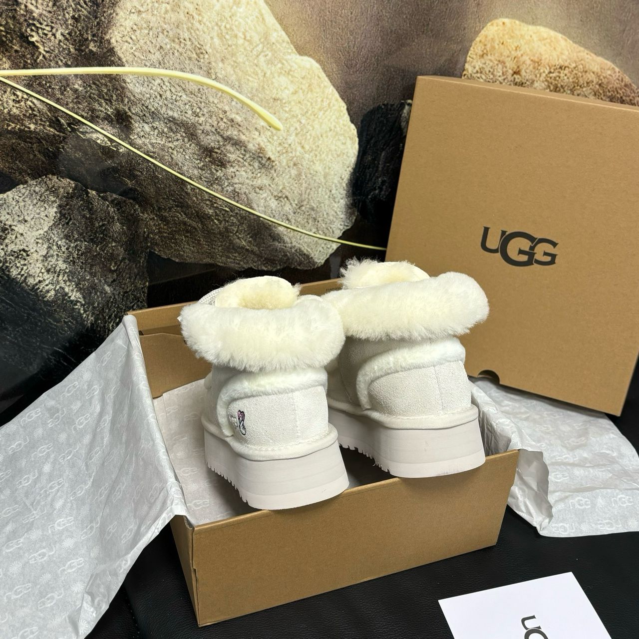 UGG Platform Blanche