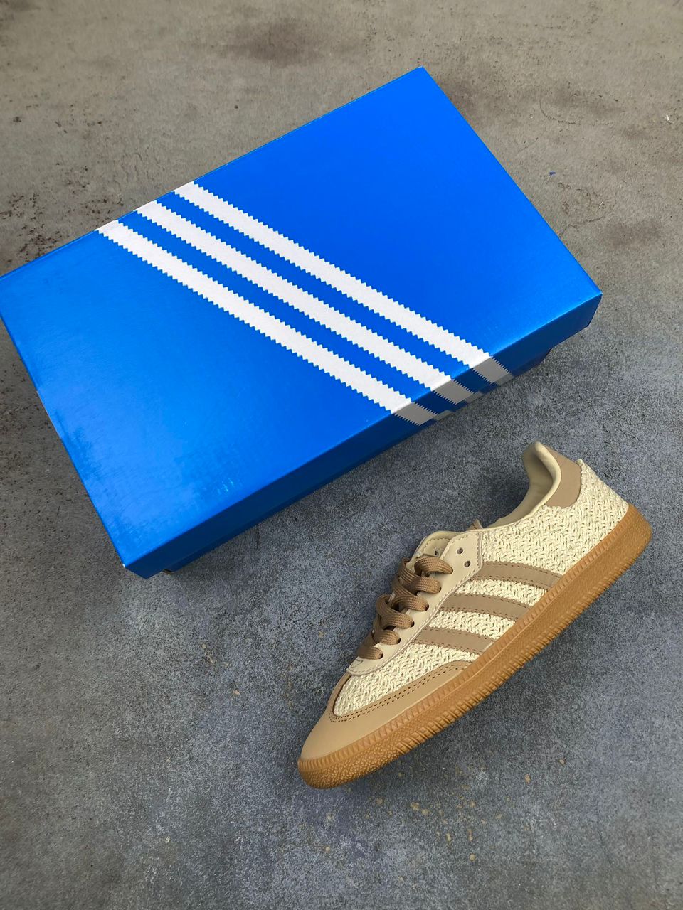Adidas Samba Tressée Beige