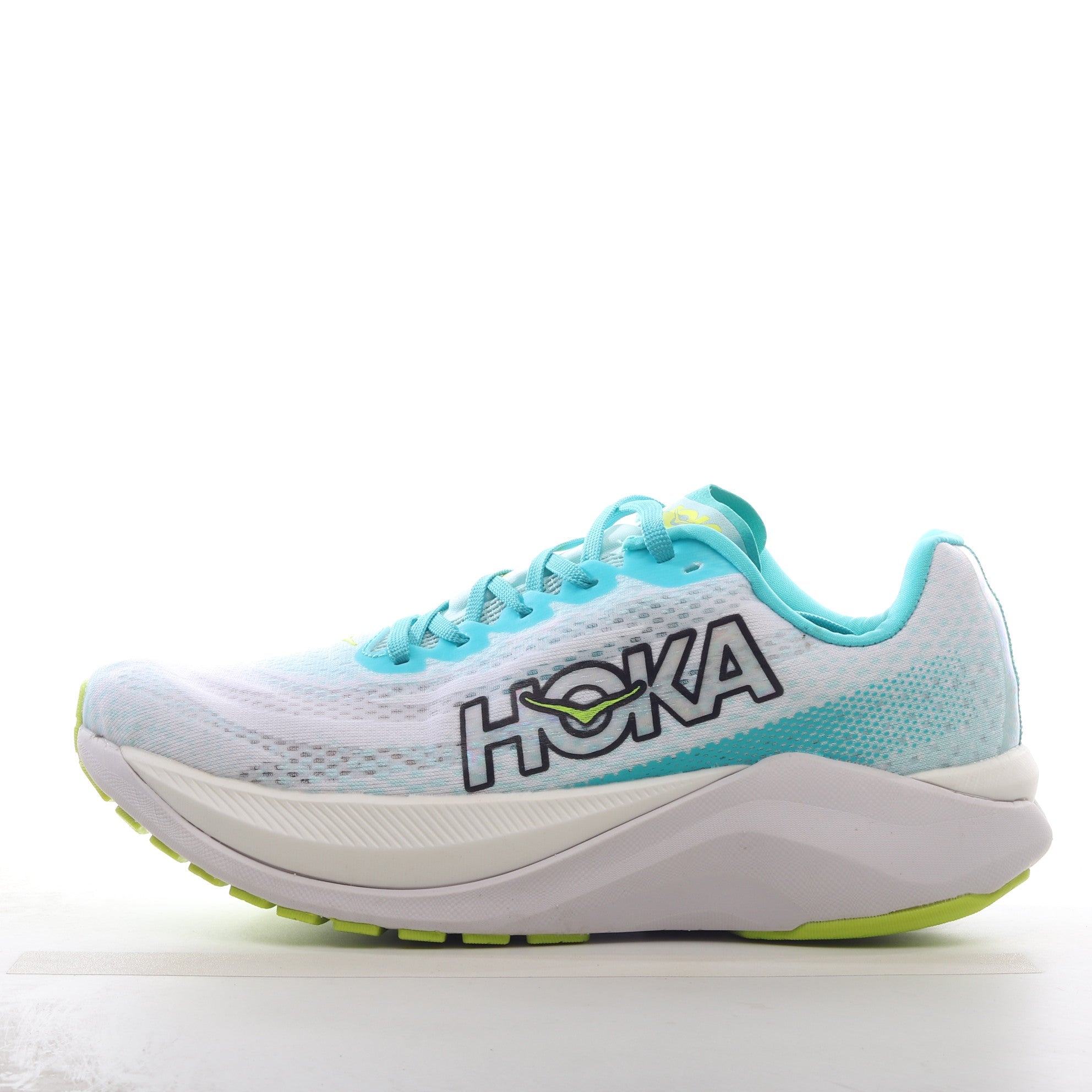 Hoka Mach X 'White Blue Glass'