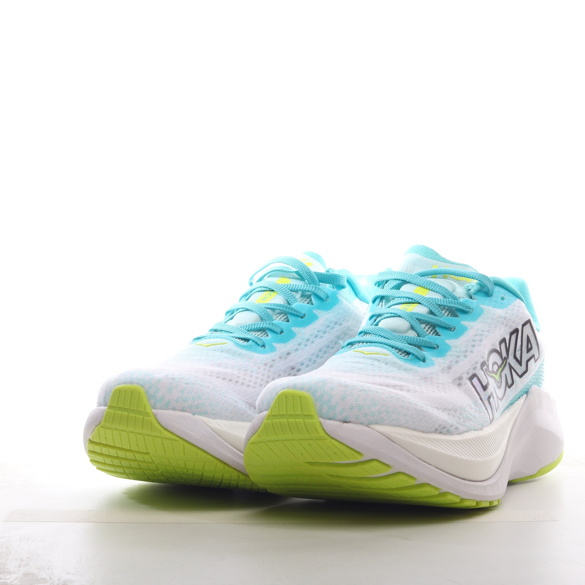 Hoka Mach X 'White Blue Glass'