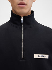 Jacquemus Pull Zippé Noir (vente privée)