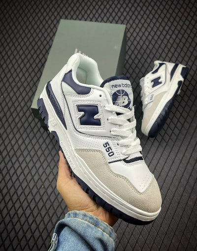 New balance 550 navy bleu