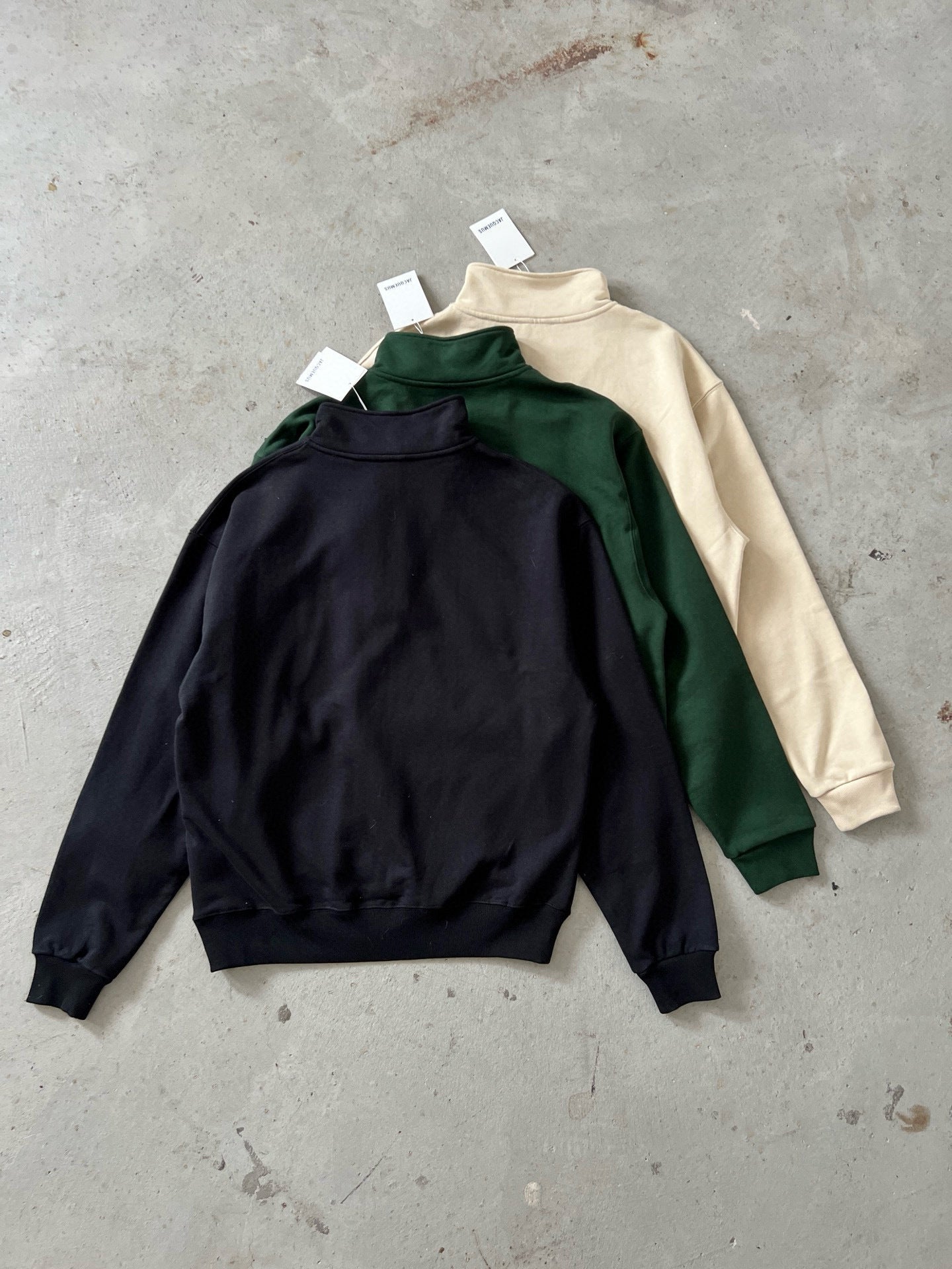 Jacquemus Pull Zippé Noir (vente privée)