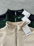 Jacquemus Pull Zippé Beige (vente privée)