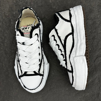 Maison Mihara Yasuhiro Peterson OG Sole Canvas Low White Black