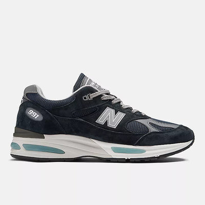 New balance 991v2 Dark navy avec smoked pearl et silver