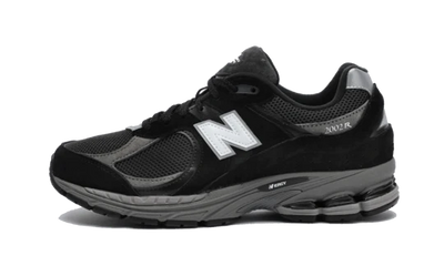 New Balance 2002r Black Dark Grey White