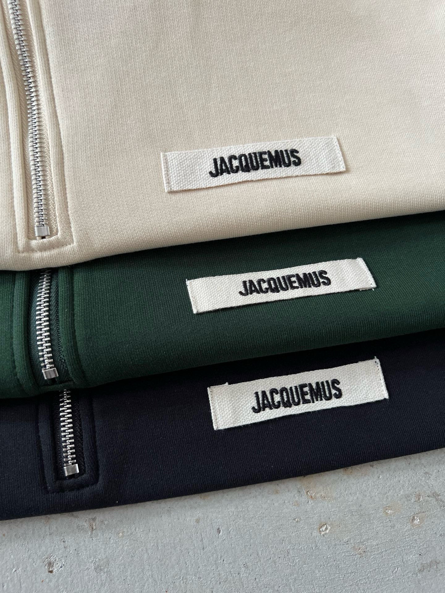 Jacquemus Pull Zippé Vert (vente privée)