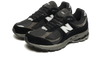 New Balance 2002r Black Dark Grey White