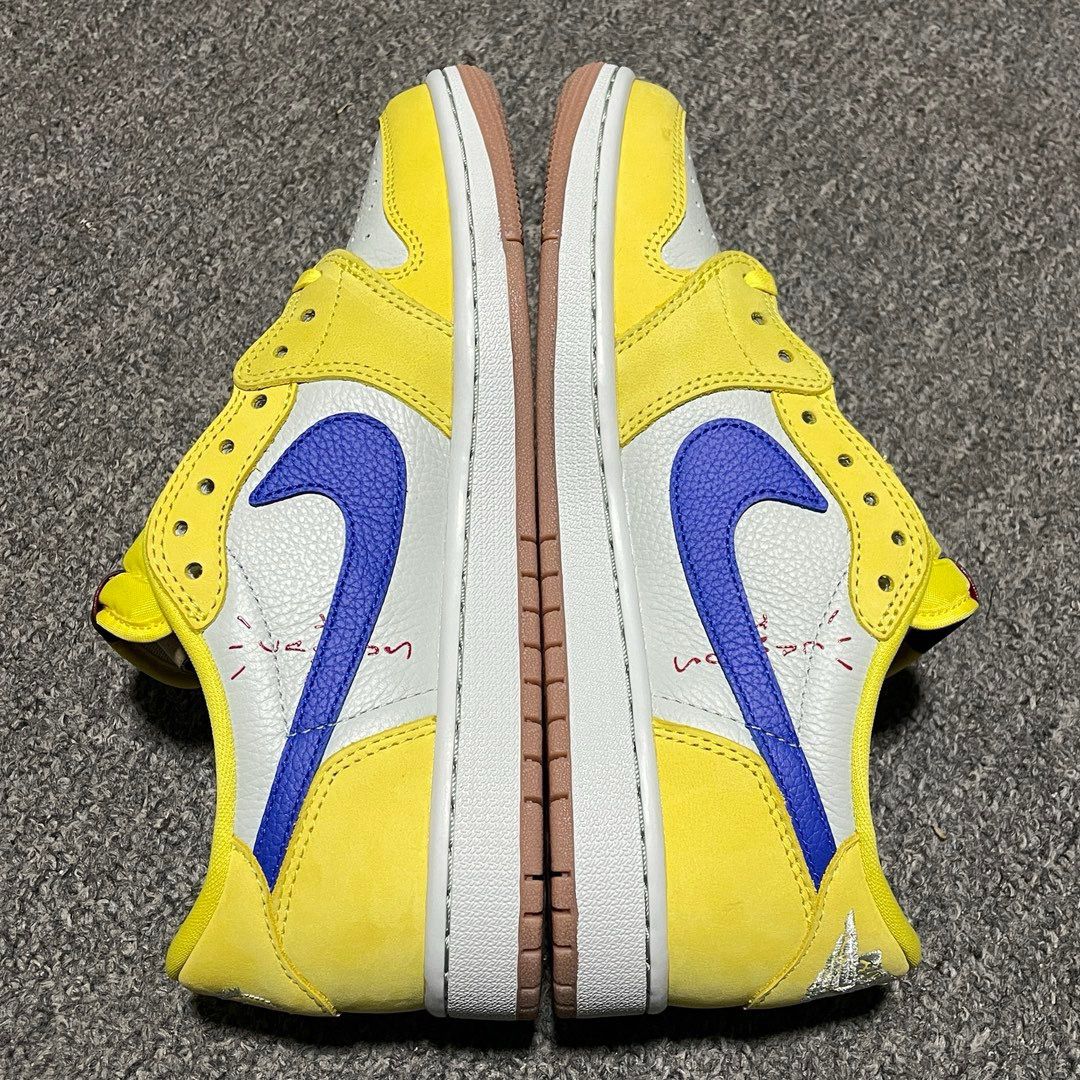 Travis Scott x Air Jordan 1 Low OG "CANARY (ELKINS)"