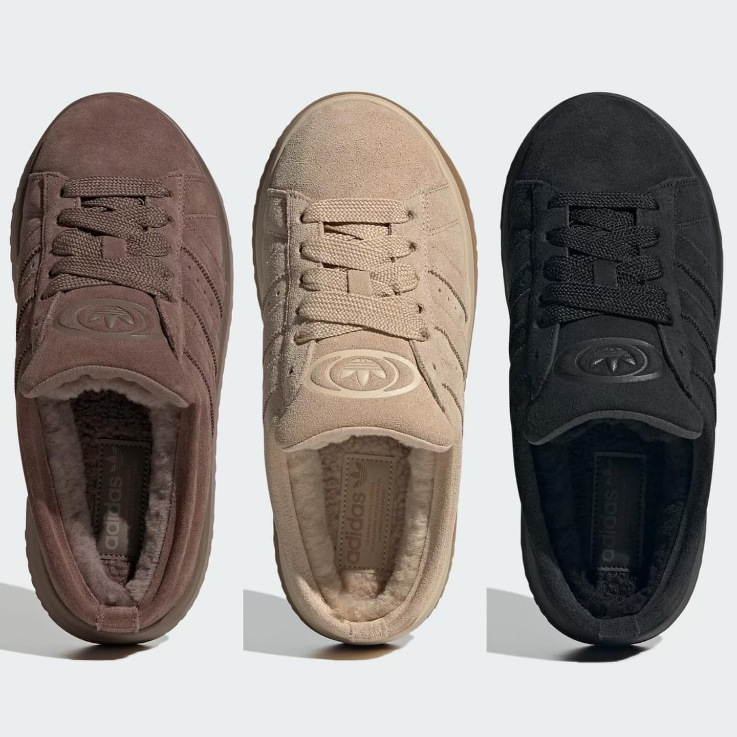 Adidas Campus Winter Mule Platform Black