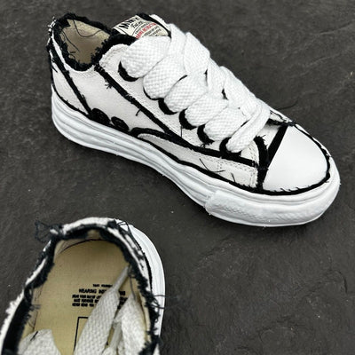 Maison Mihara Yasuhiro Peterson OG Sole Canvas Low White Black