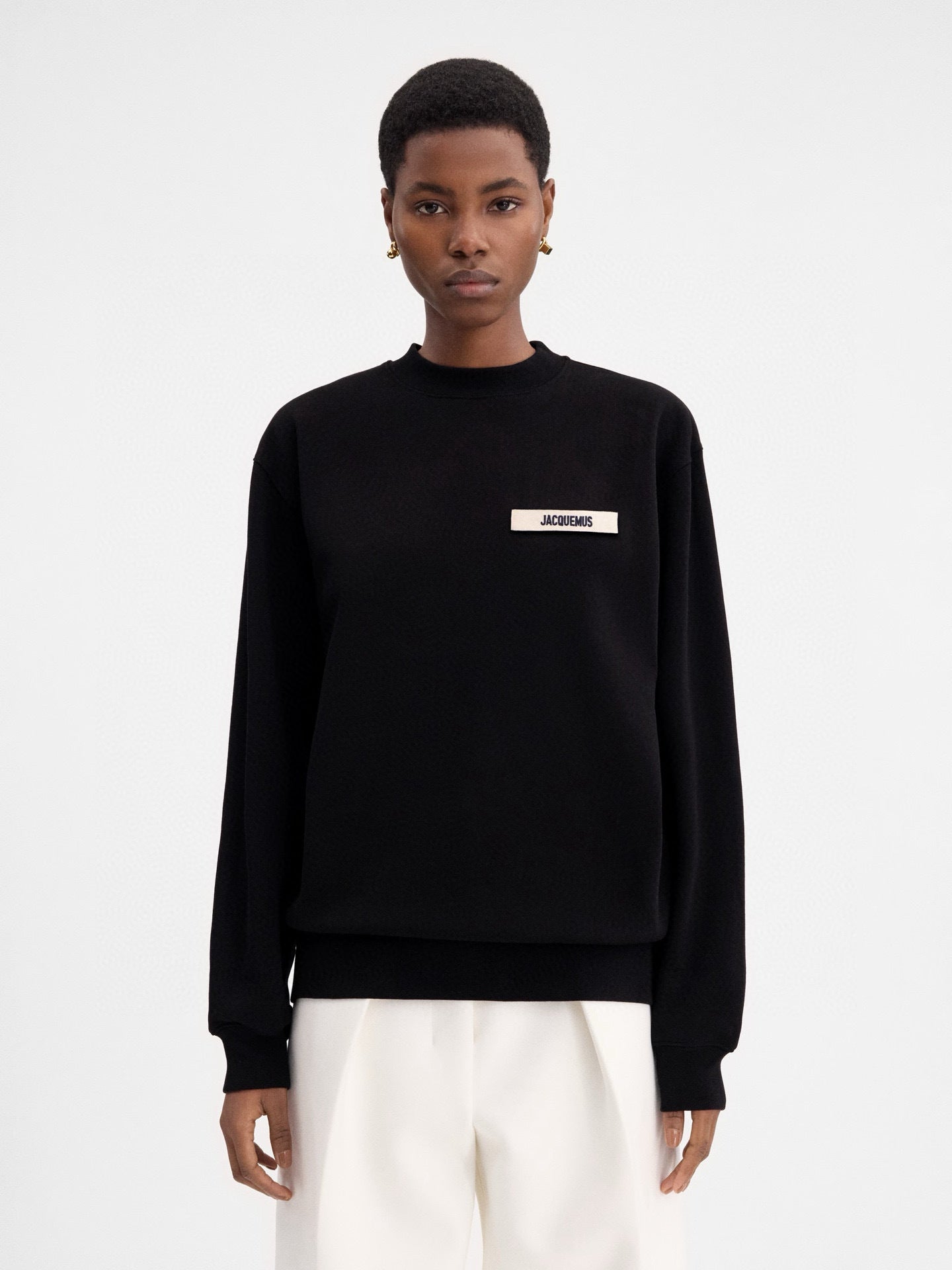 Jacquemus Sweatshirt Noir (vente privée)