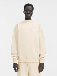 Jacquemus Sweatshirt Beige (vente privée)