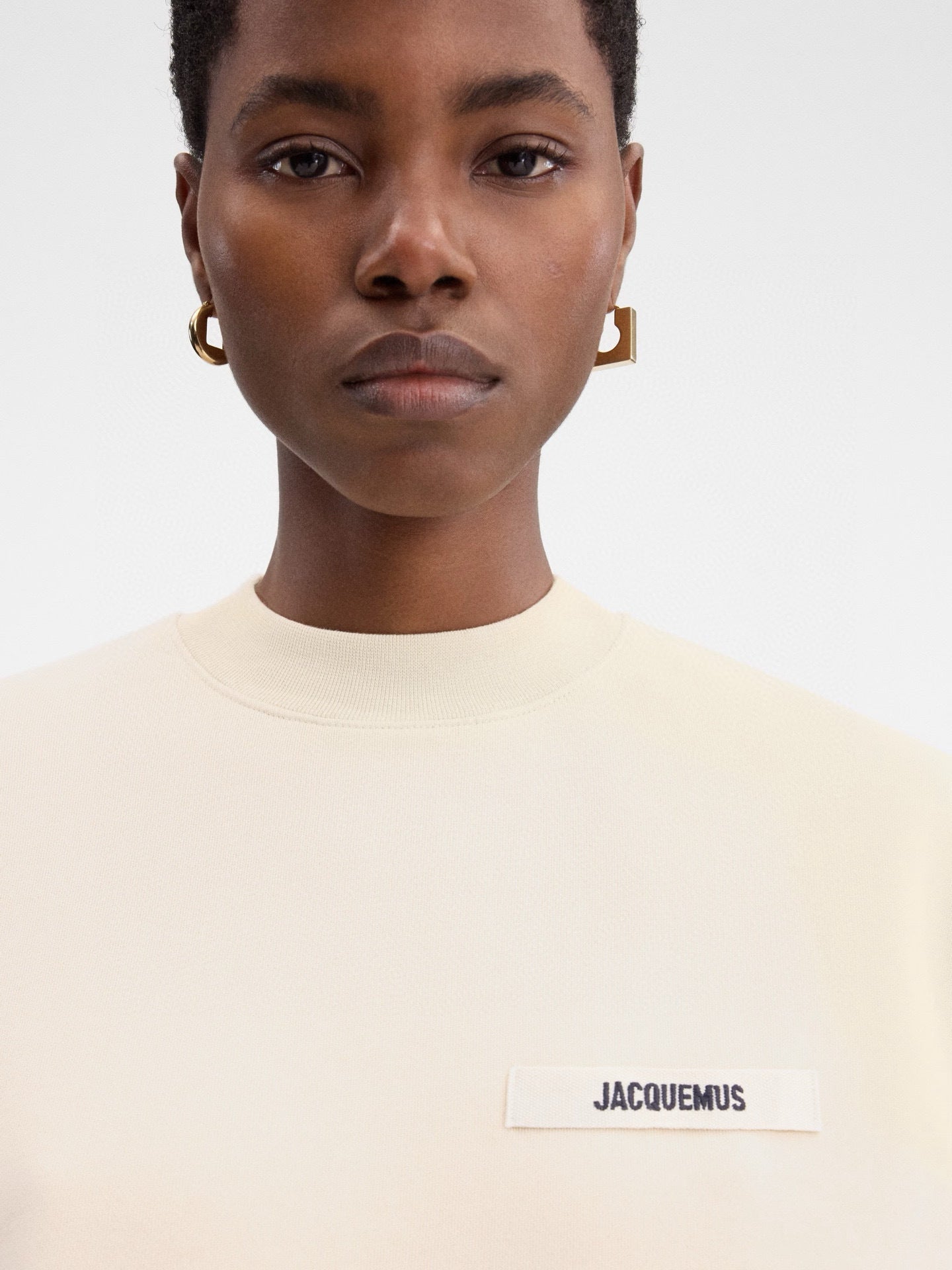 Jacquemus Sweatshirt Beige (vente privée)