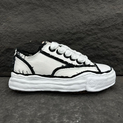 Maison Mihara Yasuhiro Peterson OG Sole Canvas Low White Black