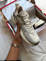 Nike V2K Run cream, top view