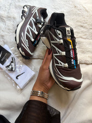 Salomon XT-6 chocolate, Salomon Racing tongue
